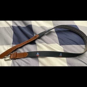 PETER MILLAR navy golf belt size 36